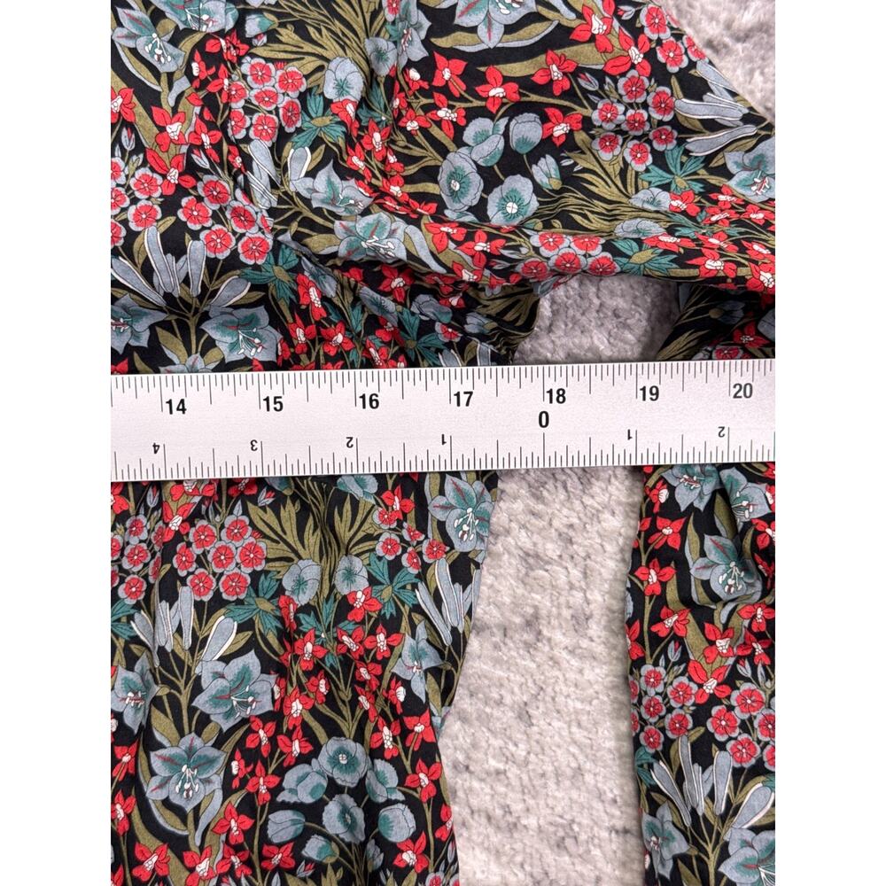 J Crew Perfect Shirt 4 Womens Liberty London Floral Fabric Long Sleeve - Picture 4 of 9